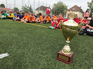 Viel Spa&szlig; hatten die kleinen Fu&szlig;baller aus Langensalzas Grundschulen am Donnerstag