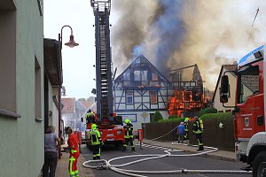 Gro&szlig;brand in Bothenheilingen