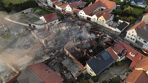 Der Tag nach dem Gro&szlig;brand in Bothenheilingen
