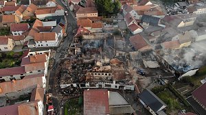 Der Tag nach dem Gro&szlig;brand in Bothenheilingen
