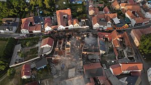 Der Tag nach dem Gro&szlig;brand in Bothenheilingen