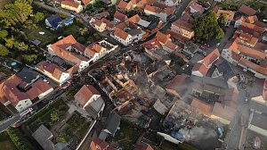Der Tag nach dem Gro&szlig;brand in Bothenheilingen