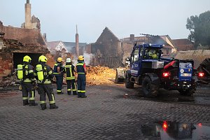 Der Tag nach dem Gro&szlig;brand in Bothenheilingen