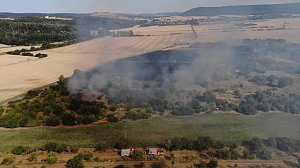 Feldbrand bei Gro&szlig;furra
