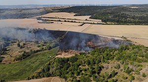Feldbrand bei Gro&szlig;furra