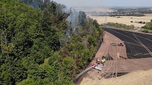 Waldbrand bei Wernrode