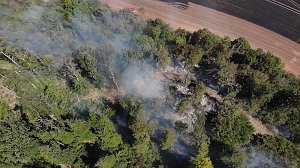 Waldbrand bei Wernrode