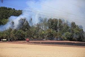 Waldbrand bei Wernrode