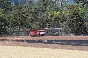 Waldbrand bei Wernrode