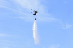 Waldbrand bei Wernrode