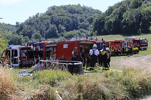 Waldbrand bei Wernrode