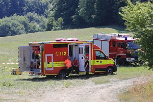 Waldbrand bei Wernrode