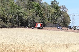 Waldbrand bei Wernrode