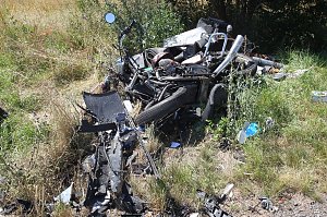Schrecklicher Unfall auf der B 243