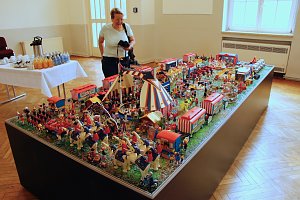 Playmobil-Ausstellung in Bleicherode kurz vor der Er&ouml;ffnung