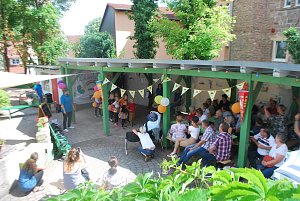 Zuckert&uuml;tenfest in der Kindervilla