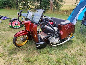 Peter Blei beim Motorradtreff in Harzungen