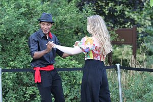 Extralange Sommerlaune gestern Abend in Bad Langensalza