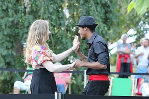 Extralange Sommerlaune gestern Abend in Bad Langensalza