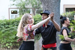 Extralange Sommerlaune gestern Abend in Bad Langensalza