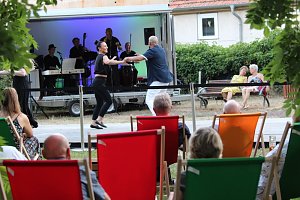 Extralange Sommerlaune gestern Abend in Bad Langensalza