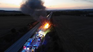 Luftbilder von der Unfallstelle