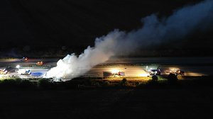 Luftbilder von der Unfallstelle