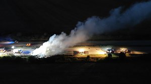 Luftbilder von der Unfallstelle