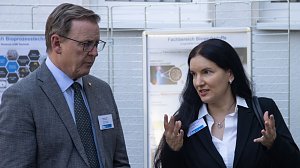 Ministerpr&auml;sident Bodo Ramelow zu Gast bei der iba in Heiligenstadt