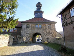 Peter Blei unterwegs im Kloster Michaelisstein