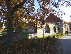 Peter Blei unterwegs im Kloster Michaelisstein