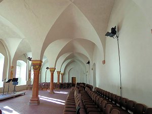 Peter Blei unterwegs im Kloster Michaelisstein