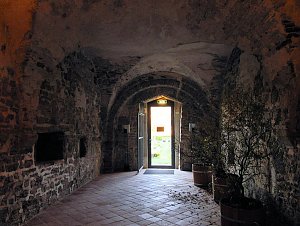 Peter Blei unterwegs im Kloster Michaelisstein