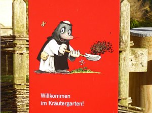 Peter Blei unterwegs im Kloster Michaelisstein