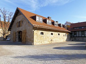 Peter Blei unterwegs im Kloster Michaelisstein