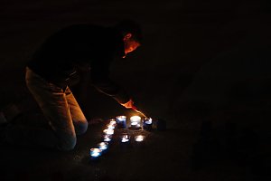 Lichterfest auf dem Petersberg