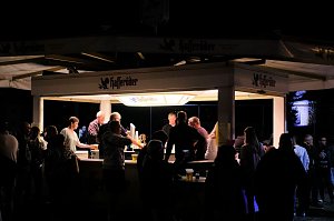 Peter Blei unterwegs auf dem Lichterfest