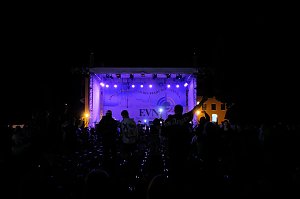 Peter Blei unterwegs auf dem Lichterfest