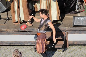 Mit einem phantastischen Spektakel und die Verabschiedung aller Akteure, endete das 28. Mittelalterfest von Bad Langensalza