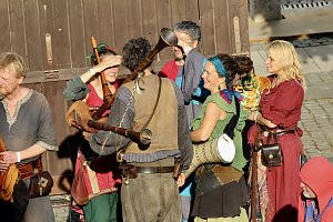 Mit einem phantastischen Spektakel und die Verabschiedung aller Akteure, endete das 28. Mittelalterfest von Bad Langensalza