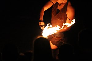 Atemberaubendes Feuerspektakel auf dem T&ouml;pfermarkt in Bad Langensalza