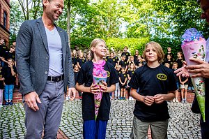 Begr&uuml;&szlig;ung der neuen Humboldt-Sch&uuml;ler
