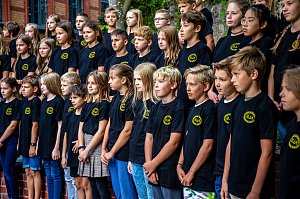 Begr&uuml;&szlig;ung der neuen Humboldt-Sch&uuml;ler