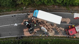 Unfall auf der Bundesstra&szlig;e 249 nahe Sondershausen