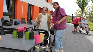 Sportfest im Pflegeheim