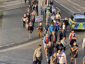 Montagsdemo in Nordhausen