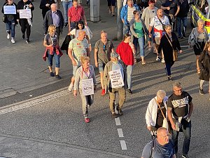 Montagsdemo in Nordhausen