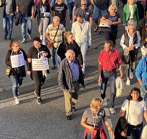 Montagsdemo in Nordhausen