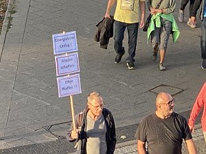 Montagsdemo in Nordhausen