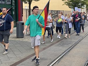 Montagsdemo in Nordhausen